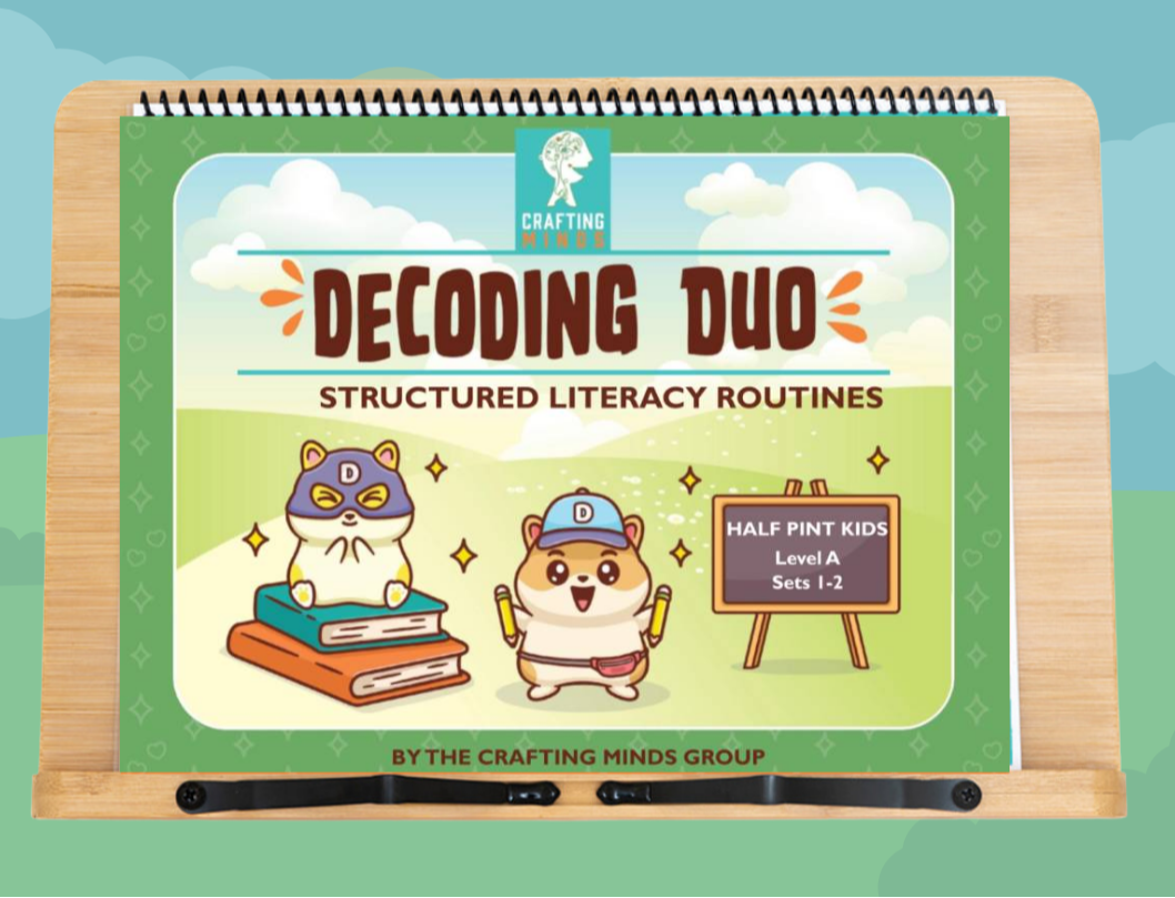 Decoding Duo: Structured Literacy Routines to Accompany Half Pint Kids Level A (Sets 1 - 6)