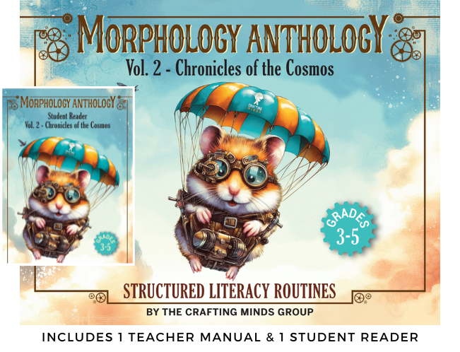 [1 MANUAL - 1 STUDENT READER] Morphology Anthology Volumes One & Two