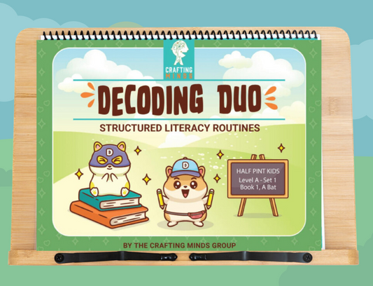 Decoding Duo Structured Literacy Routines to Accompany Half Pint Kids Level A Sets 1 & 2