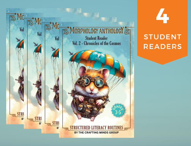 [4 STUDENT READER PACKS] Volume Two “Morphology Anthology: Chronicles of the Cosmos”